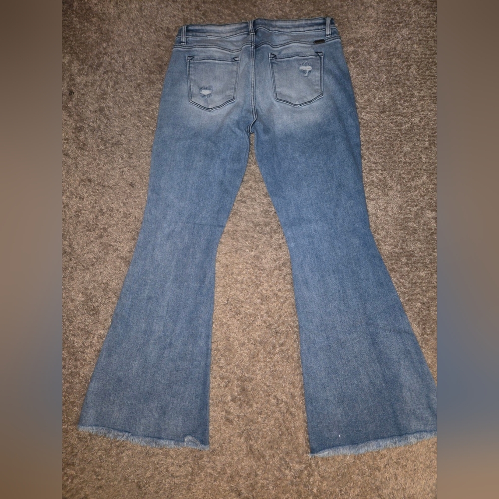 KanCan Blue Flare Wide Leg Jeans
